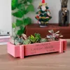 Planters Pots Kotak Penanam Kayu Antik Taman Halaman Lanskap Bunga Sukulen Pot Tanaman Taman