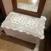 Table Mats Pastoral Handmade Flower Cotton Crochet Place Mat Pad Cloth Cup Doily Coffee Christmas Placemat Wedding Kitchen