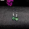 Orecchini pendenti KJJEAXCMY Supporting Detection 925 Sterling Silver Intarsiato Natural Grape Stone Modelli femminili Test di supporto