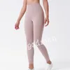 Hög midja fast färg Kvinnor Sweatpants Yoga Pants Gymkläder