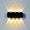 Wall Lamp Factory Direkt utomhusvattentät ljus Creative Design Nordic Style Minimalist Garden Gate LED