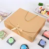 Gift Wrap Universal Square Carton Wedding Birthday Party Portable Bowknot Boxes Product Baking Exquisite Packaging