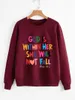 Women's Hoodies God Is Within Her She Will Not Fall Colored Sweatshirt Chiristian Pullover Faith Sweats Women Fashion Cotton Casual Vintage