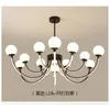 Lampes suspendues Lampe à LED Nordique De Luxe Branche Créative Bulle De Verre Intérieur Salon Chambre Suspension Lumière