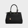 Topkwaliteit Lederen Triumphal Arch Dames Designer Bag met zwarte luxe handtassen Grote capaciteit aktetas draagbare grote tas 230815