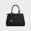 top quality Leather Triumphal Arch Women's designer Bag with Black luxurys handbags Large Capacity Briefcase Portable Large Bag 230815