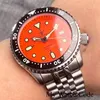 Otros relojes Tandorio Men 41mm Diver Retro Luxury Sapphire NH35 Automatic Mechanical Vintage Watch 20Bar Luminous Orange SKX 120Click 230804