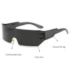 Güneş Gözlüğü Kadın Spor Trendleri Erkek Moda Punk Gözlükleri Y2K Gözlükler Marka Tasarımcısı Ayna Sport Gözlük UV400 Goggle