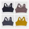 2033LULU YOGA Outfit Fashion Classic Bras Align Womens Crop Top Gym Clothing for Fitness Kvinnliga underkläder Västkläder Girls Sportwear Woman Bodice Sports Bra 022a