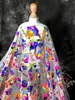 Outils d'artisanat coloré cristal paillettes fleur brillant maille robe haut de gamme personnalisé Designer tissu brodé 230804