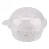 Emballage cadeau 100 pièces Cupcake en plastique tasses Muffin dosettes dôme gâteau boîte sac cuisson décoration pâtisserie fête outils moule décor