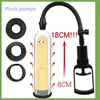 Massager Penis Pump Vacuum Adult Large Cock Erection Enlarger Extender Male Erotic