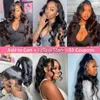 Perruques capless de cheveux humains 360 Full Lace Wig Cheveux humains pré-plumés Body Wave Lace Front Wigs pour les femmes Hd 5x5 Fermeture 13x6 Loose Deep Wave Frontal Wig x0802