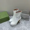 Najwyższej jakości G -BOTS BOOTS PTATOM PLATSKI BLOK BLOK PRZECIWKO DAMNICZNE DANYA DANAYA SHETH SOLE Fashion Ins Buty Fabryki Factory Footwear Rozmiar