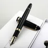 Фонтановые ручки Metal Jinhao x850 Fountain Pen Black Gold Ef f Nibs Школьные принадлежности Офис бизнес Письм