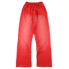 Mens Luxury Designers Pantalons hommes pantalons Hellstar Studios Pantalons évasés rouges Pantalons de survêtement Hommes Jogger Mode Hip hop Pantalons décontractés 10 Styles