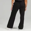 Retour encore femmes lâche Yoga taille haute cordon large jambe pantalon en plein air décontracté Jogging Gym sport Flare pantalon lu-168