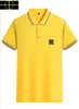 T-Shirt in Übergröße für Herren, Sommer, modisch, lässig, Stehkragen, kurze Ärmel, solide Baumwolle, Leinen, Stein, Hemd, Insel, Herrenmode, Top, Herren-POLO-Shirt, Größe 18