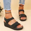 Wedge Women for Summer Sandals 977 Мода без скольжения пляжная обувь женщина легкая повседневная платформа Sandalias Mujer Plus 2 61 Platm