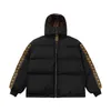 Dames donsjack designer parka's voor heren mode damesjas retro dubbele letter katoenen jas parker vrouw outdoor windjack