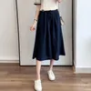 Women's Pants Linen Wide-leg Women Summer Cropped Culottes Simple High Quality All-match Loose Fit Commuting Trousers Grey Capris