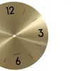 Relógios de parede durável mostrador de relógio 11,14 polegadas 1 peça numeral arábico furo central 10 mm para decoração de casa grande