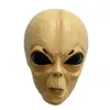 Party Masks Horror Alien Mask Cosplay Scary Full Face UFO Alien Latex Masks Helmet Halloween Masquerade Party Costume Props J230807