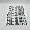 Auto -klistermärke för Mercedes Benz W166 W164 ML55 ML63 ML250 ML280 ML300 ML320 ML350 BAKA SVAR LOGES LOGESS DECAL BADGE EMBLEM298S