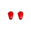 Stud Earrings Random Type Fruit Color Women's Red Crystal Girls 925 Sterling Silver Simple Trend Jewelry Ear Korean Style Gift