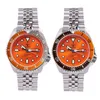 Otros relojes Tandorio Men 41mm Diver Retro Luxury Sapphire NH35 Automatic Mechanical Vintage Watch 20Bar Luminous Orange SKX 120Click 230804