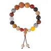 Strand Hangzhou Pulseira de 18 sementes Duobao Bodhi Segurando Contas de Buda Feminino Benmingniano Masculino