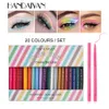 Eye ShadowLiner Combinazione HANDAIYAN 61220 Colori Matte Liquid Rainbow Eyeliner Trucco Waterproof Fast Dry Long Lasting Eye Liner Pen 230807