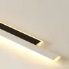 Vägglampor modern lång strip led lampa inomhus upp ner ljus vardagsrum sovrum bakgrund foajé korridor