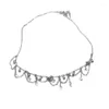 Kedjor Fashion Trendy Set Zircon Bead Necklace Ladies Tassel Crystal Clavicle Jewelry Gift 2023