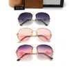 2023 NY DESIGNER SUNGLASSSE FÖR KVINNA DAMNA AVIATORS POLARISERAD SUNGLASS SKYDDSGÅGARE SUN Glasögon