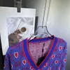 Damesvest trui modeontwerper casual liefdesbrief gebreide trui heren designer trui damestop