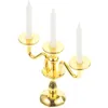 Candle Holders Mini Three-headed Decorative Candlestick House DIY Props Simulated Holder