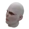 Masques de fête Le Seigneur des Ténèbres Voldemort Masque Casque Cosplay Masque Patron Latex Horrible Effrayant Masques Terrorisateur Halloween Masque Costume Prop J230807