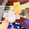 Plush Dolls Kawaii Bat Halloween Toy Keychain School Bay Pendant Fluffy Cute Cartoon Bats Bear Soft Stuffed Animal Doll Ornament 230807