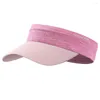 Casquettes de cyclisme sport vide chapeau haut de forme chapeaux de soleil pour femmes visière réglable Golf Tennis fille Baseball imprimé course en plein air