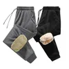 Мужские штаны Термические флисовые карманы сгущенные на подкладке. Собственные спортивные брюки