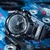 Armbanduhren SMAEL Digital- und Quarzwerk Herren Sportuhren LED-Licht Multifunktions-Chrono-Datum Wasserdichte analoge elektronische Armbanduhr