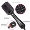 Hair Dryers Drop 2 in 1 One Step Dryer Volumizer Salon Air Brush Straightener Comb Curling Styling Tools 230807