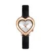 Womens Watch Watches عالية الجودة مصممة مصممة فاخرة شكل قلب على شكل قلب الكوارتز-براتري ساعة مقاومة للماء