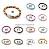 Braccialetti con ciondoli 13 colori Pu Leather Bangle Cz Disco Crystal Rhinestone Chiusura magnetica Wrap Wristband per Uni Fashion Jewelry Drop Del Dhmtb