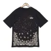 Mens T Shirt Designer Tshirt Limited Edition Par Tees Street Wear Summer Fashion Märke En Miri-skjorta Splash-bläck Letter Print Short988