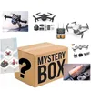 Batterier 50%rabatt på mystery box drone med 4k kamera för adts barn drönare flygplan fjärrkontroll clogodile huvud pojke jul födelsedag dhmii