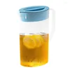 Höftkolvar Juice Pitcher med locket stort dricksvattendispenser Kettle Beer Coffee Cup High Borosilicate Glass Drinkware Container