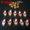 Alfinetes broches 10 pçs/conjunto clássico metal maçons broche strass papai noel alfinetes maçônicos broches festa jóias acessórios presentes de natal hkd230807