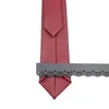 Neck Ties Classic PU Leather For Men Black Red Gold Silver Cravats Wedding Party Business Suits Male Tie Shirt Accessories Wholes 230807